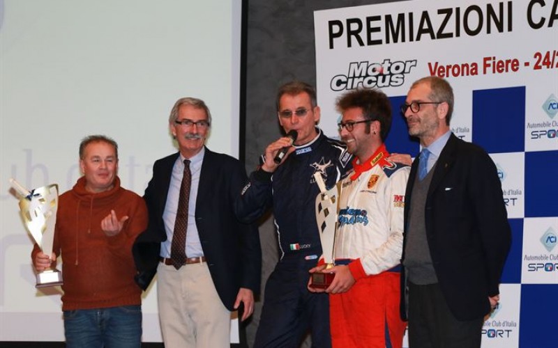 Nella giornata di sabato, a MotorCircus, sono stati festeggiati e premiati i campioni italiani ed i vincitori dei Trofei del CIR Auto Storiche
