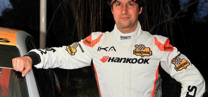 Max Giannini al via del Campionato Italiano Rally 2015