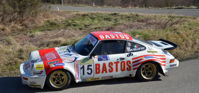 Avvio stagionale sul podio per DB Motorsport: De Bellis e la Porsche terzi assoluti al 5° Historic Rally Vallate Aretine