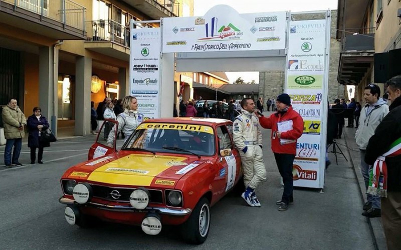 Alessandro Ancona e Daiana Darderi, su Opel Ascona B, vincono il 1° Rally Storico dell’Appennino