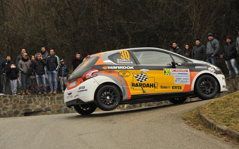 Max Giannini allo “start” del Rallye di Sanremo