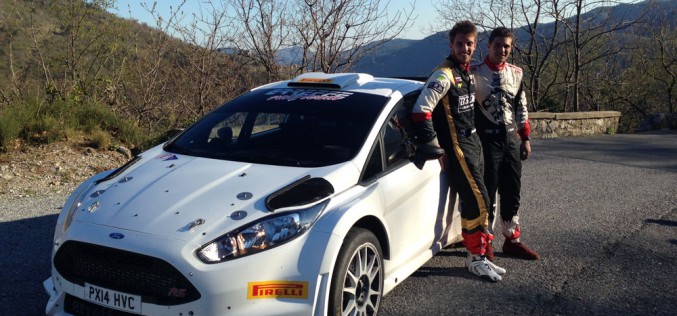 Test pre-gara per Sebastien Chardonnet. Pronto per il Rally di Sanremo