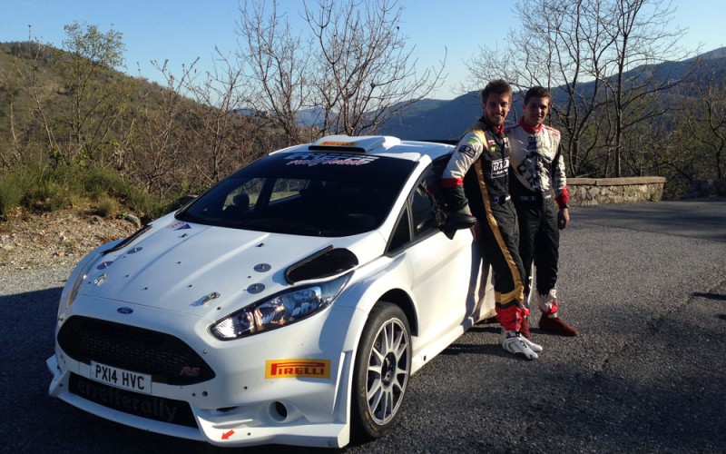 Test pre-gara per Sebastien Chardonnet. Pronto per il Rally di Sanremo