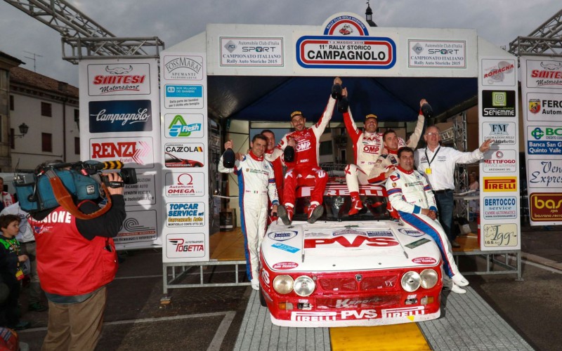 Campionato Italiano Rally Auto Storiche “Pedro” ed Emanuele Baldaccini vincono il Rally Storico Campagnolo