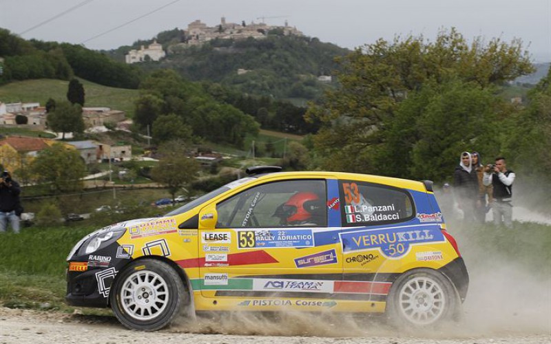 22° Rally Adriatico Luca Panzani prende tutto nel trofeo Twingo R2 Top