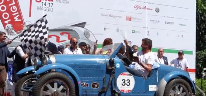 Mille Miglia 2015: vincono gli argentini Juan Tonconogy e Guillermo Berisso, su Bugatti T 40 del 1927