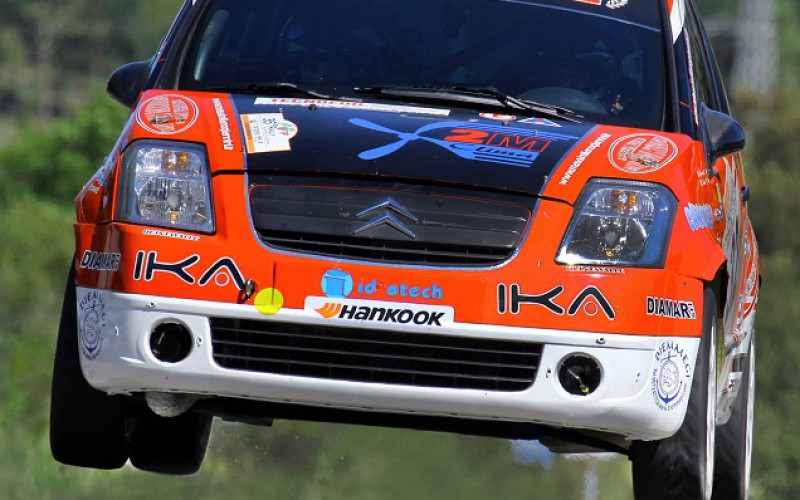 Max Giannini in evidenza al Rally alta Val di Cecina: 7° assoluto con la Citroën C2