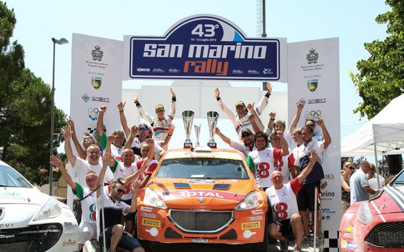43° San Marino Rally: Doppietta Peugeot e titolo Junior