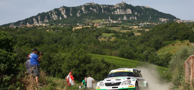 In Viale Ceccarini a Riccione la presentazione degli equipaggi del 43° San Marino Rally
