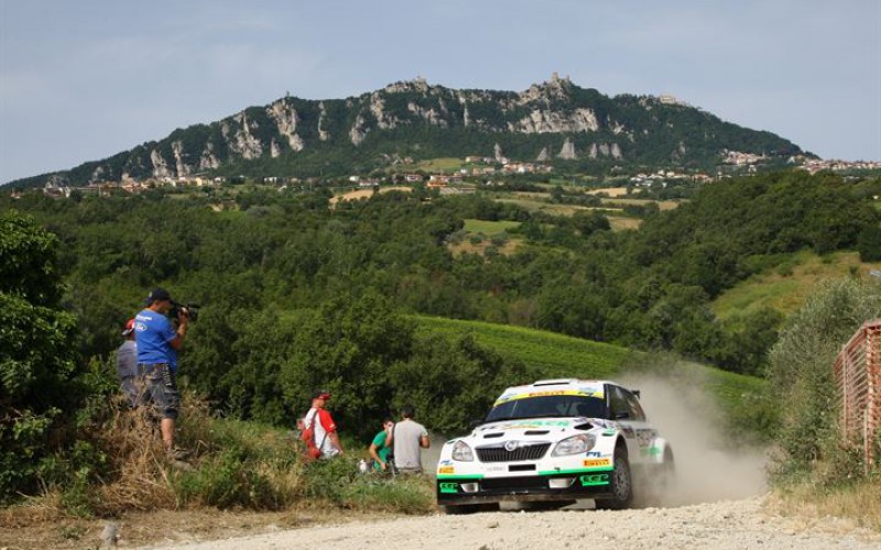In Viale Ceccarini a Riccione la presentazione degli equipaggi del 43° San Marino Rally