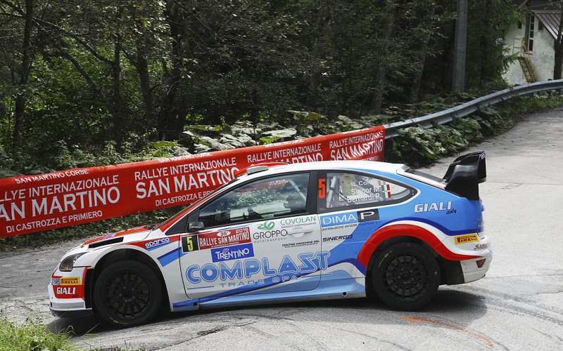 Marco Signor e Patrick Bernardi, Ford Focus Wrc, sono i vincitori del 35° Rallye San Martino di Castrozza e Primiero