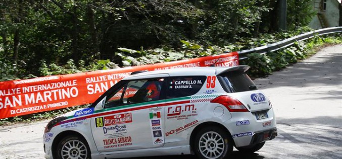 Suzuki Rally Cup: San Martino incorona Marco Cappello e Simone Fabbian