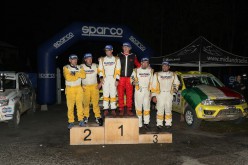 Premiazioni Trofei e Coppe Campionato Italiano Cross Country  Rally 2015 ad Automotracing