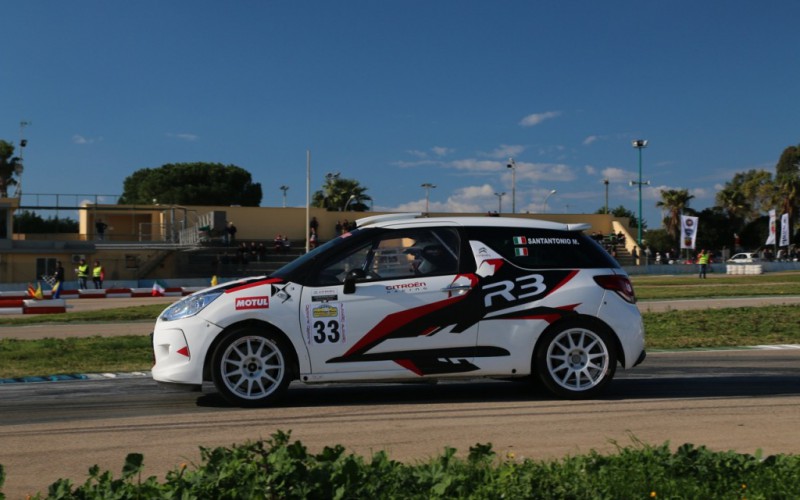 Mauro Santantonio al via della Coppa Italia Rally terza zona con la Ds3 R3Max della IM ProMotorSport