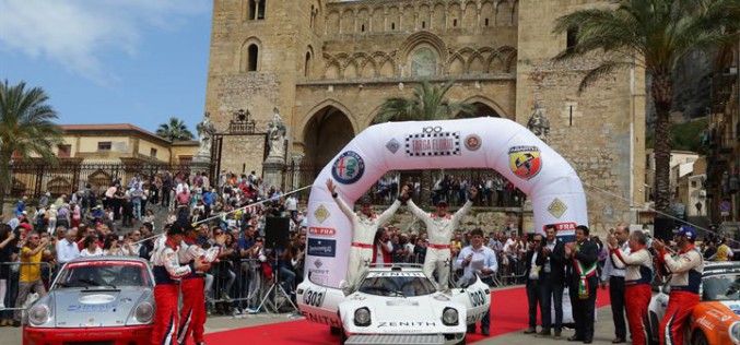 Erik Comas e Yannick Roche dominano la 100ª Targa Florio Historic Rally