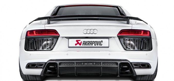 Akrapovič porta l’Audi R8 a livelli di performance superiore