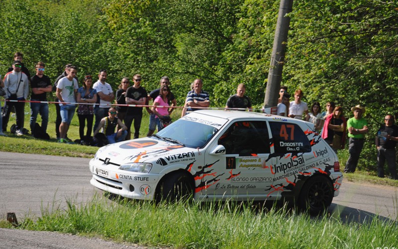 D’Agostini incanta alla seconda al Rally del Bellunese