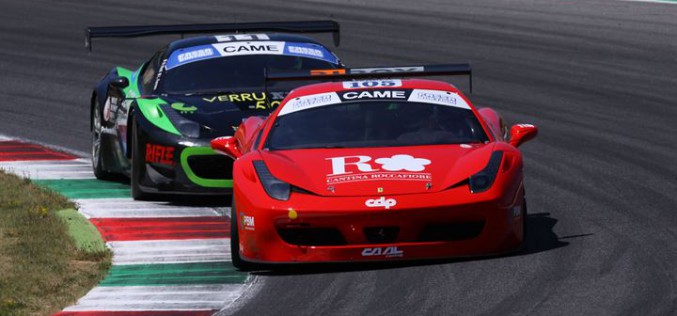 Baccarelli-Ferrara  si schierano nella GT Cup con una Ferrari 458 Italia della Caal Racing