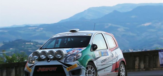 Trofeo Twingo R2 Terra: Una Tappa a testa per Nerobutto e Matteuzzi al 44 San marino Rally
