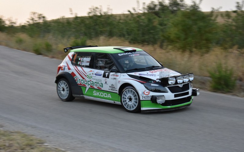 Mirabile e Calderone su Skoda Fabia S2000 siglano il bis al Rally di Caltanissetta