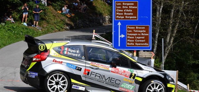 Marco Signor e Patrick Bernardi, Ford Fiesta Wrc, vincono il 36° Rallye San Martino di Castrozza e Primiero