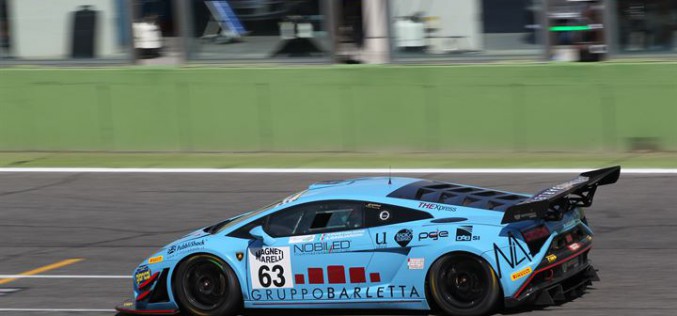 Postiglione-Gagliardini (Lamborghini Gallardo) centrano a Vallelunga la terza vittoria della stagione nella classe GT3