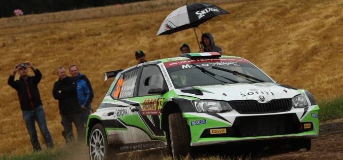 Max Rendina al via della 38ª edizione del Rally di Pico
