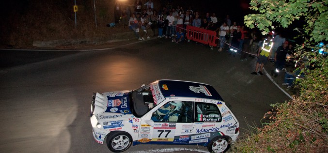 Gabriele Catalini “sugli scudi” a Reggello: e’ lui il nuovo leader del Trofeo Rally Automobile Club Lucca