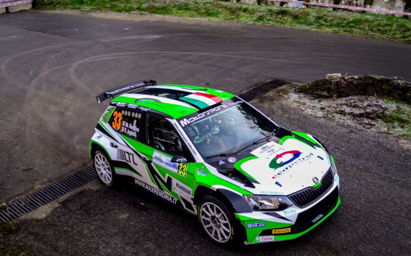 Max Rendina debutta nel FIA European Rally Championship