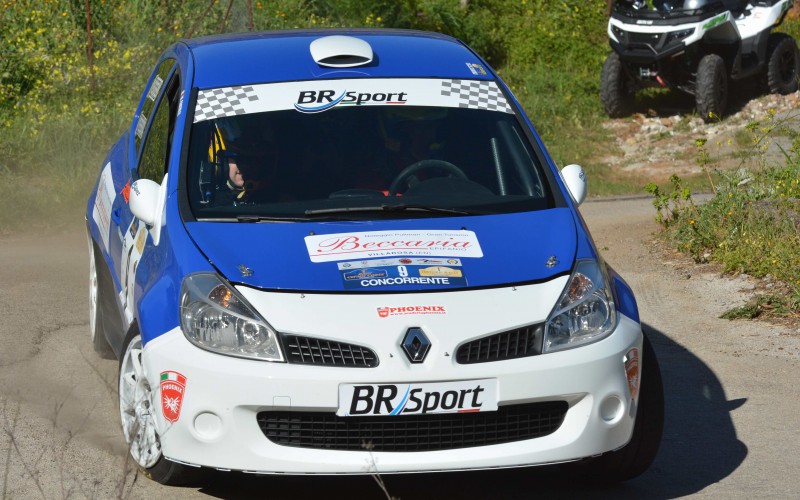 Vittoria di Beccaria-Castelli su Renault Clio al 1° Rally Cefalù Corse