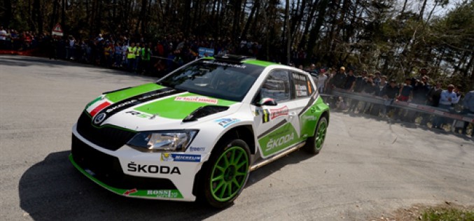 Un doppio podio per la ŠKODA Fabia di Scandola-D’Amore nel 64° Rallye di Sanremo