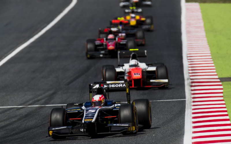 Settima posizione per Ghiotto nella seconda manche del FIA F2 Championship a Barcellona