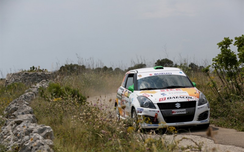 Stefano Strabello ancora al top. È secondo al 50° Rally del Salento nel Suzuki Rally Trophy 2017