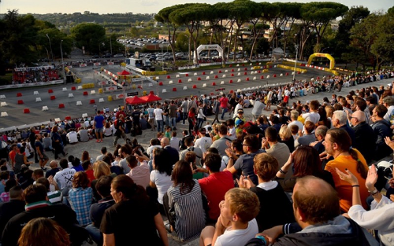 Prova spettacolo all’Eur e Grandi numeri per la partenza del Rally di Roma Capitale