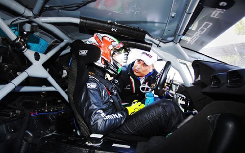 Kikko Galbiati affianca Lorenzo Veglia al volante della Lamborghini Huracan  nella classe Super GT3