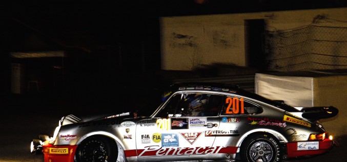 Da Zanche festeggia sul podio del Monza Rally Show