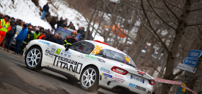 Christopher Lucchesi al successo nel primo round del Trofeo Abarth 124 rally