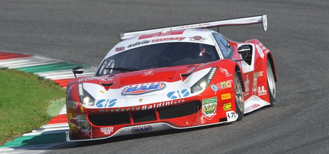 Stefano Gai affianca Giancarlo Fisichella sulla Ferrari 488 della Scuderia Baldini 27