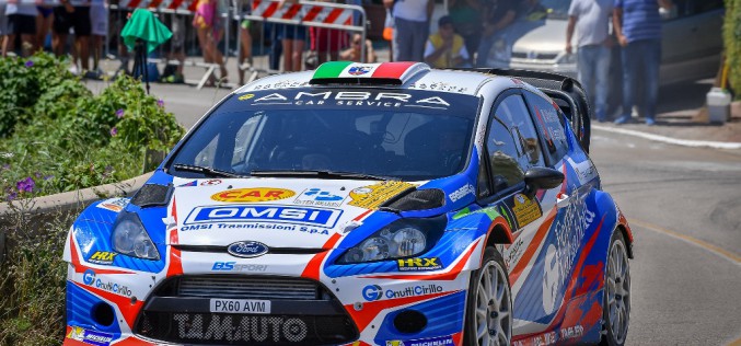 Stefano Albertini e Danilo Fappani, su Ford Fiesta Wrc, vincono il 51°Rally del Salento