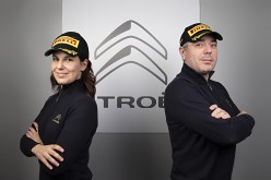 Luca Rossetti con Eleonora Mori equipaggio ufficiale di Citroen Italia nel CIR 2019