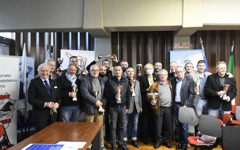 Premiati i protagonisti del Trofeo Toscano Velocità Montagna 2021