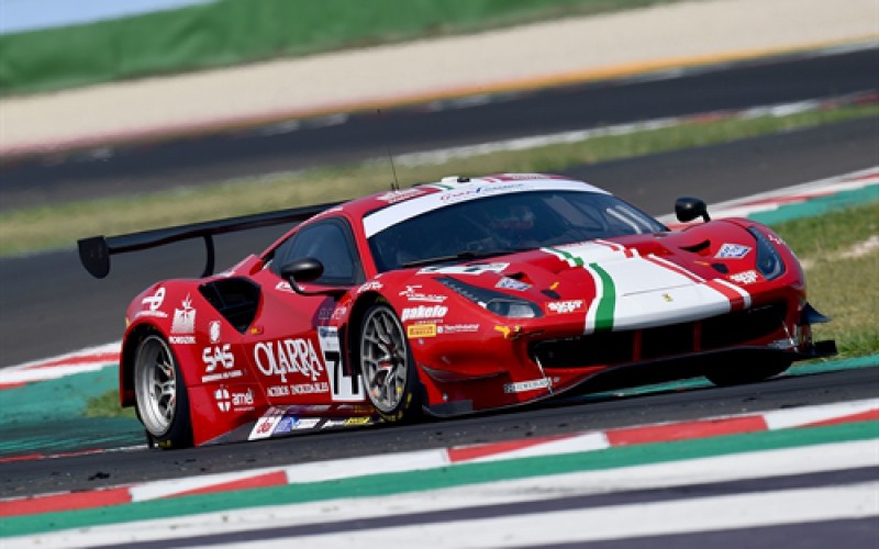 Misano, Roda-Rovera (Ferrari 488 GT3) aprono la serie Sprint con il miglior tempo nella prima sessione di prove libere