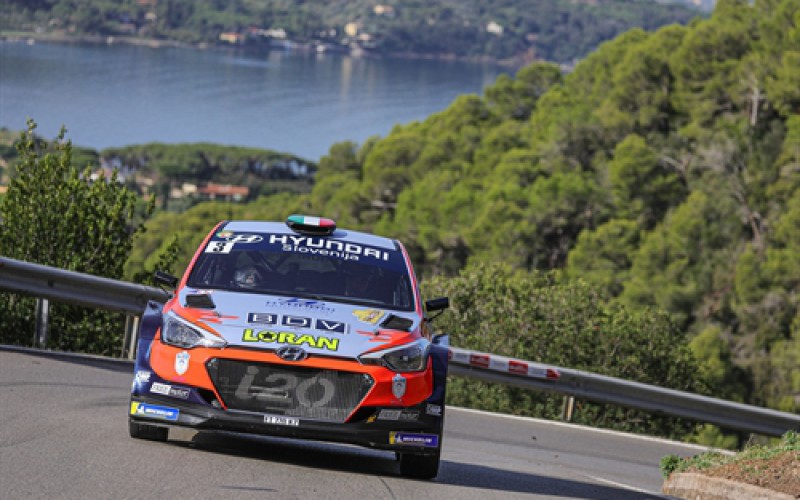 Doppio scratch per Rossetti-Fenoli (Hyundai i20 R5) che chiudono in testa il Day 1 al Rallye Elba