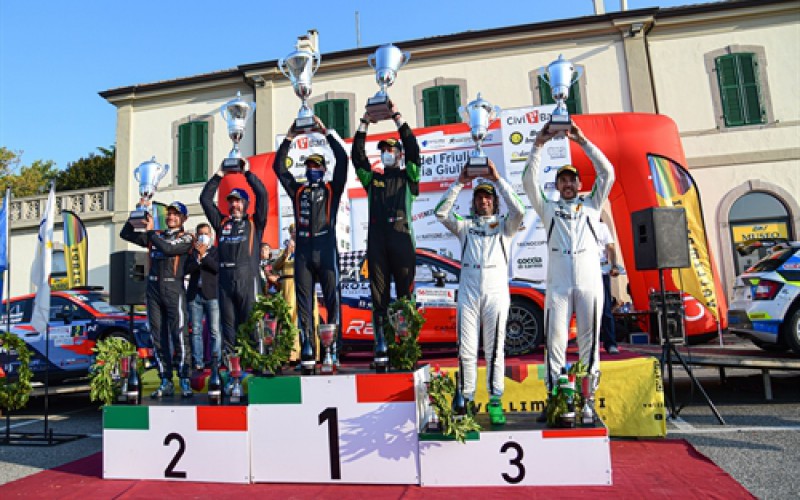 Crugnola-Zanni vincono il Rally del Friuli all’esordio della Hyundai i20 Rally2